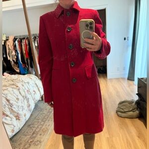 Banana Republic Women's Red Coat